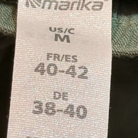 TWO pairs Marika active shorts SIZE MEDIUM (1 Med Blue 1 Olive Green) - Picture 12 of 12